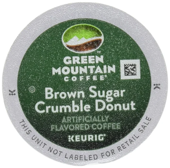 Green Mountain Coffee Keurig K-Cups, Brown Sugar Crumble Donut, 3.7 Ounce, 12 Ct