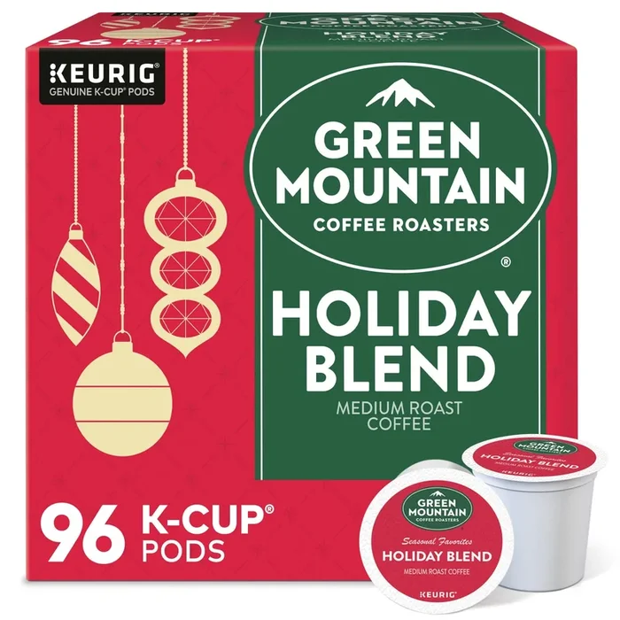 Green Mountain Coffee Roasters Holiday Blend, Keurig Single Serve K-Cup Pods, 96 Count (4 Packs Of 24)