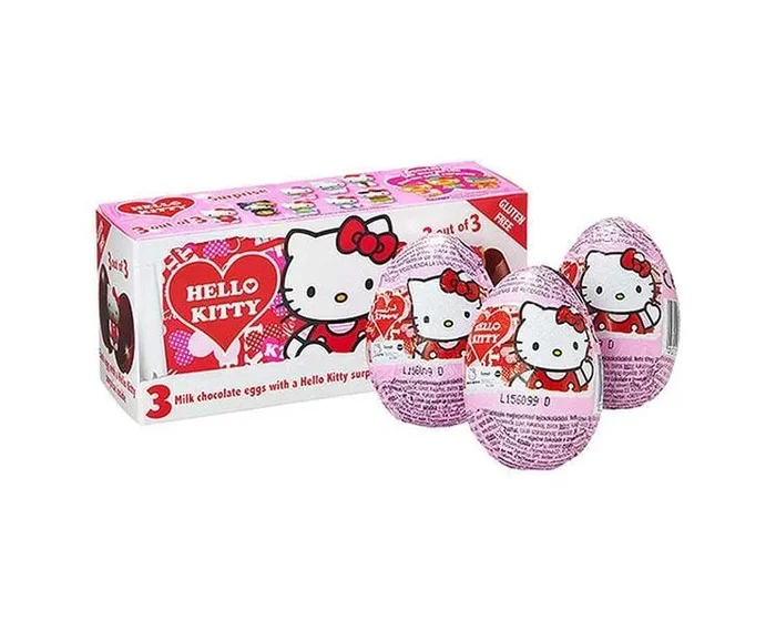 Hello Kitty Chocolate Egg (3 Pieces)
