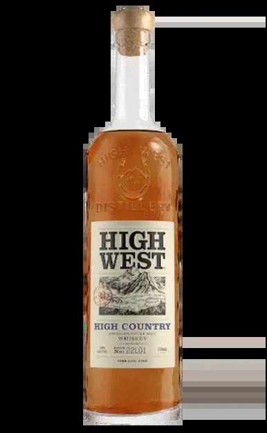 HIGH WEST WHISKEY SINGLE MALT HIGH COUNTRY UTAH 750ML
