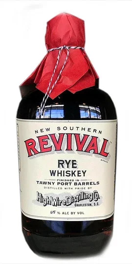 High Wire Distilling Co New Southern Revival Tawny Port Barrels Rye Whiskey