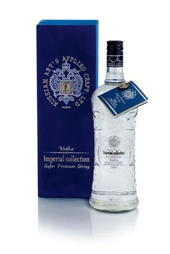 IMPERIAL COLLECTION VDKA STRONG BLUE BOX RUSSIAN 750ML