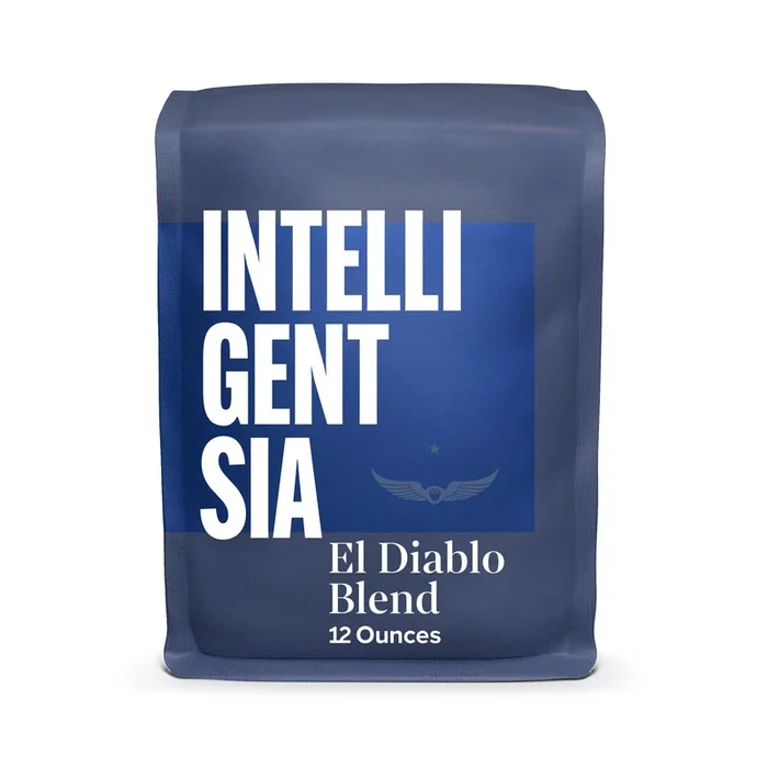 Intelligentsia Coffee, Medium Roast Whole Bean Coffee – El Diablo Blend 12 Ounce Bag