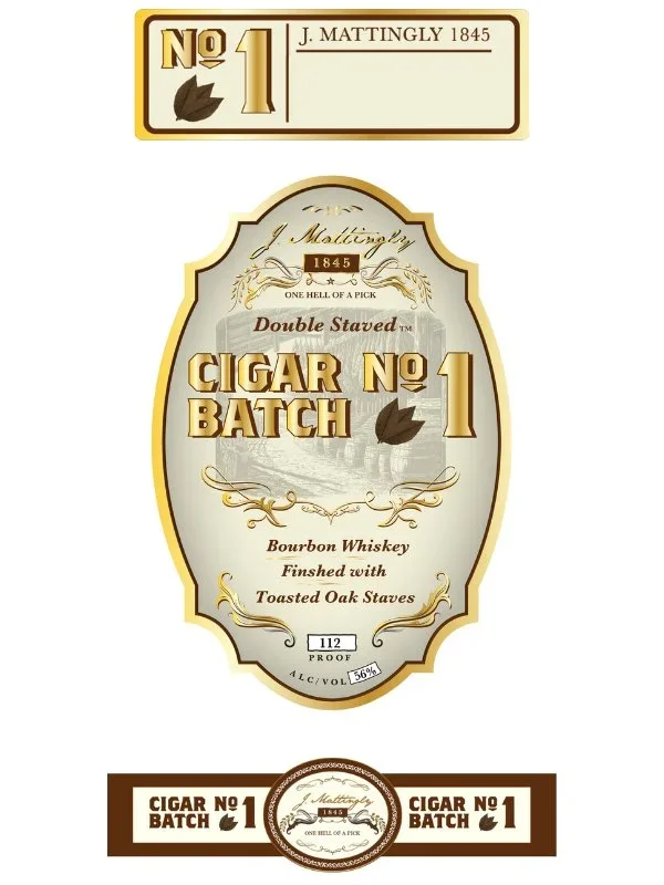 J. Mattingly Cigar Batch No. 1 Bourbon Whiskey Double Staved