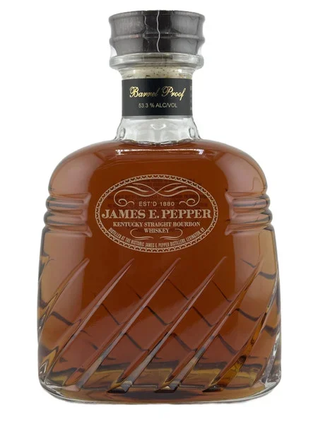 James E. Pepper Decanter Barrel Proof Straight Bourbon