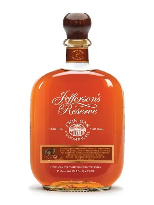 Jefferson’s Reserve Twin Oak Custom Barrel Bourbon Whiskey