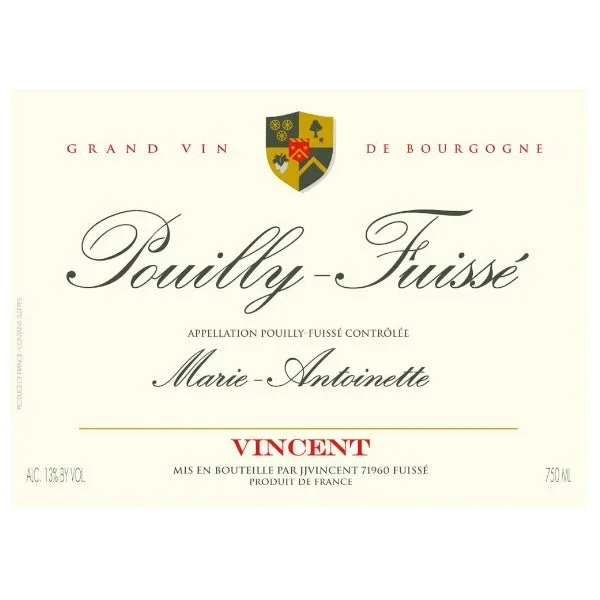 JJ Vincent Pouilly Fuisse Marie Antoinet 750ml