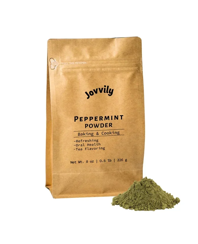 Jovvily Peppermint Powder – 8Oz – Refreshing – Cool Taste