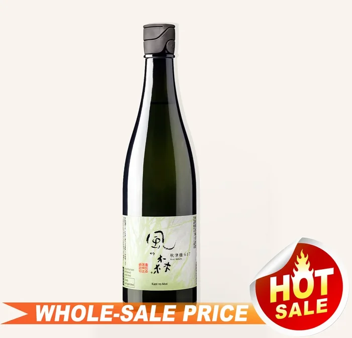 Kaze no Mori Junmai Muroka Nama Genshu Wind of the Woods Sake 720ml 風森秋津穂六五七生原酒
