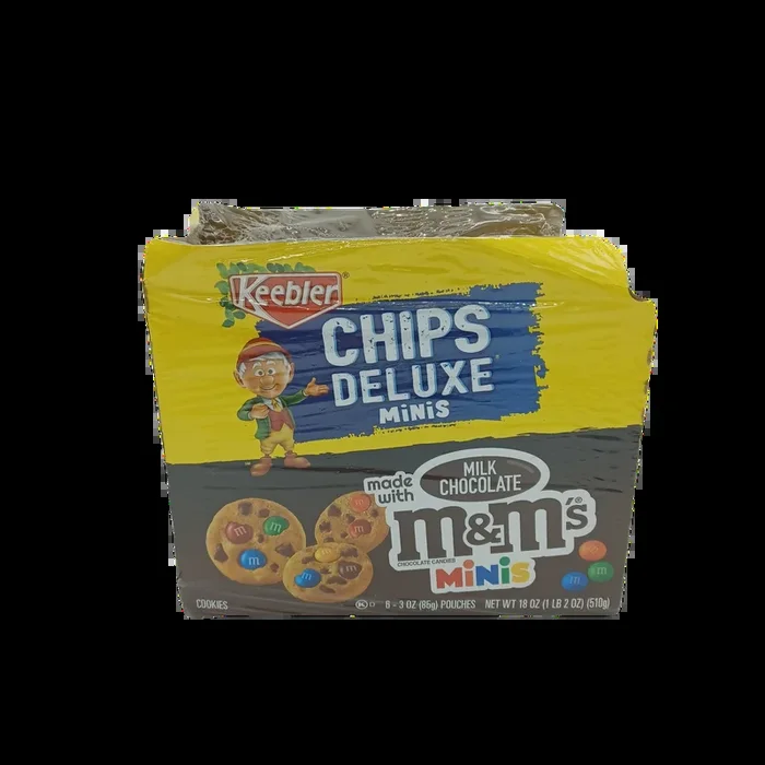 Keebler Chips Deluxe M&M’s minis 3oz/6ct