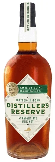 Ko Distilling Distillers Reserve Bottled In Bond Straight Rye Whiskey