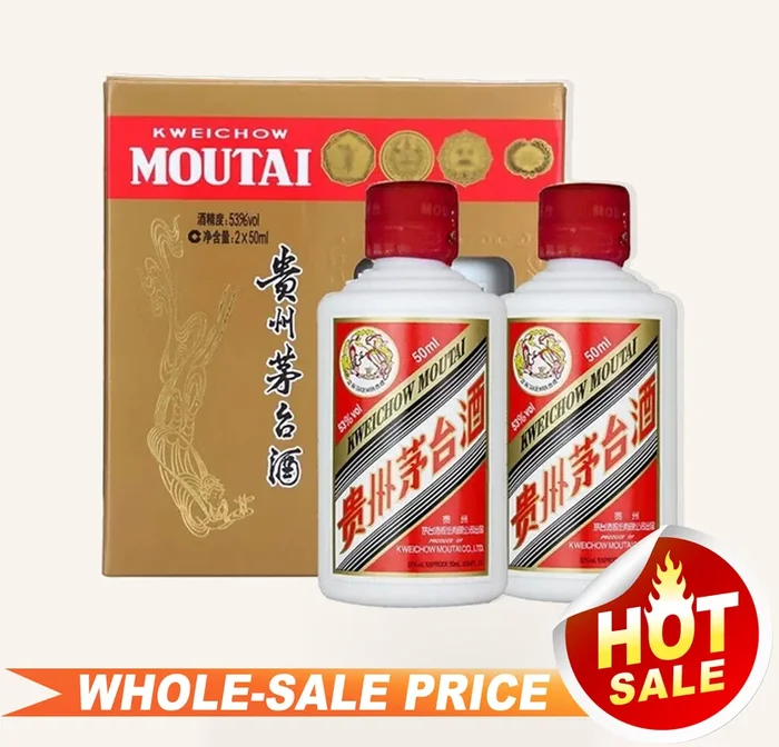 Kweichow Moutai 50ml 贵州飞天茅台两瓶装 2 bottles Per Set