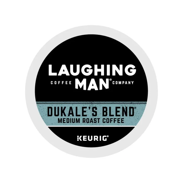 Laughing Man Dukale’S Blend, Single-Serve Keurig K-Cup Pods, Medium Roast Coffee, 16 Count