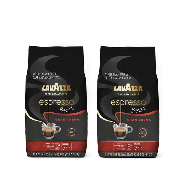 Lavazza Gran Crema Espresso, 2.2-Pound – Pack Of 2 (Packaging May Vary)