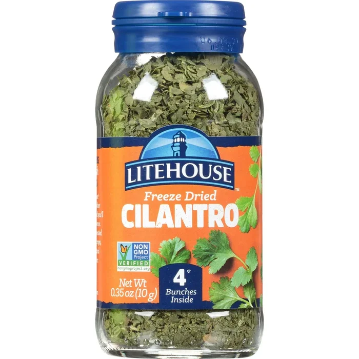 Litehouse Freeze Dried Cilantro – Substitute For Fresh Cilantro, Jar Equal To 4 Cilantro Fresh Bunches, Organic, Cilantro Season