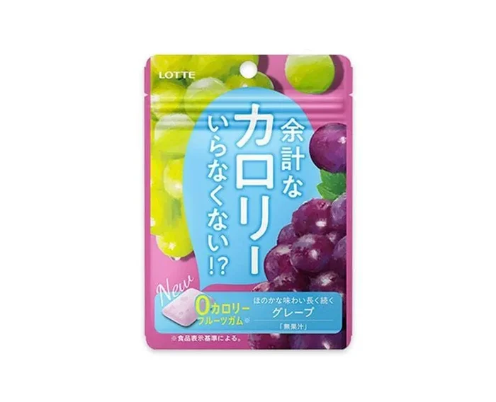 Lotte 0 Calorie Grape Gum