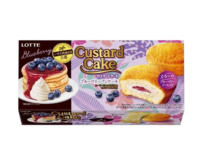 Lotte Custard Cake: Blueberry Pancake