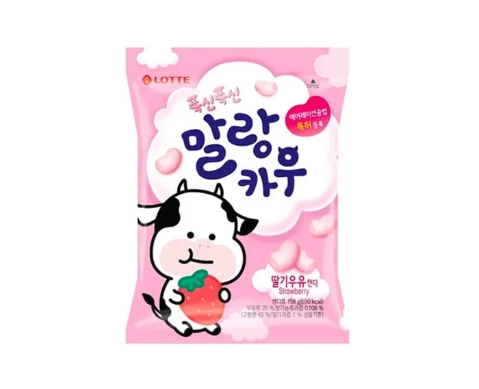 Lotte Korea Soft Strawberry Candy