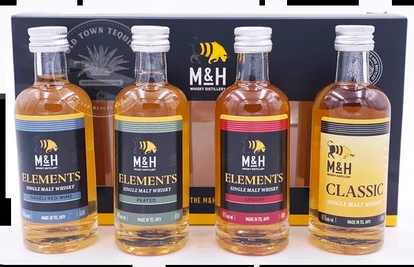 M&H Whisky Variety Pack 4x50ml