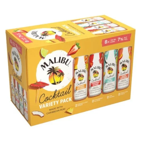 Malibu Cocktail Variety Pack 355ml x 8 Cans