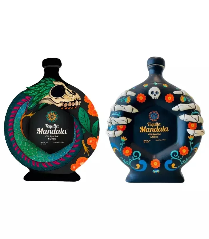 Mandala Día de Muertos Limited Edition Añejo Tequila Bundle