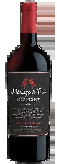 Menage A Trois Midnight Dark Red Blend 750ml