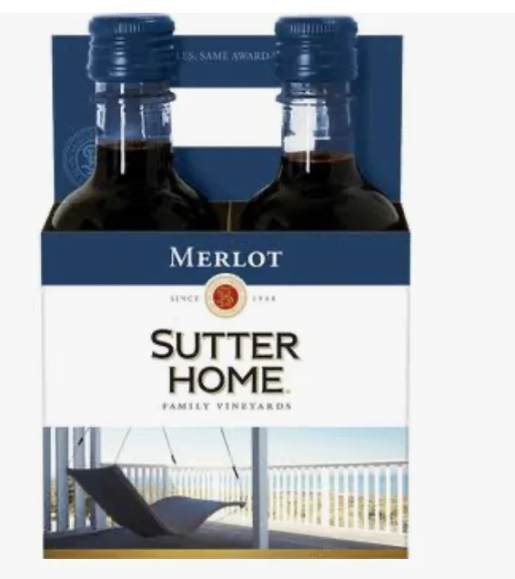 Merlot Sutter Home 4 pk 187 ml