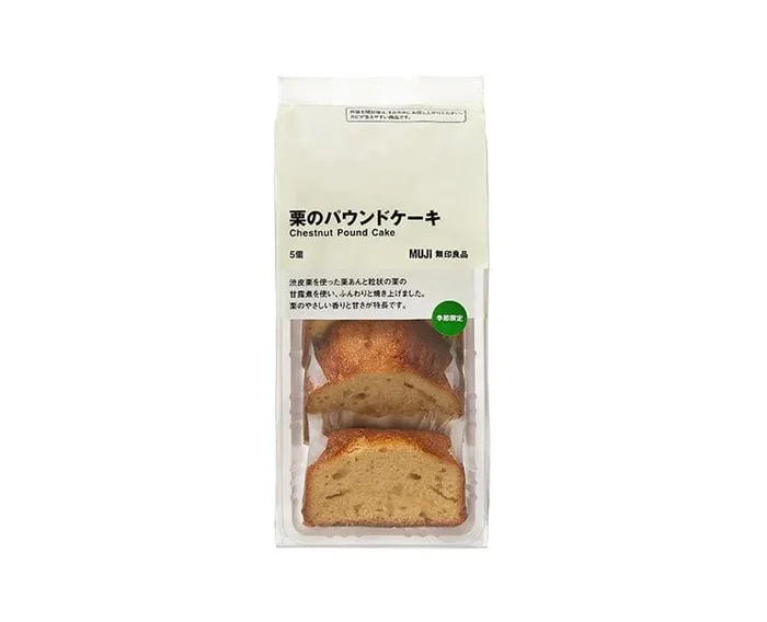 Muji Chestnut Pound Cake