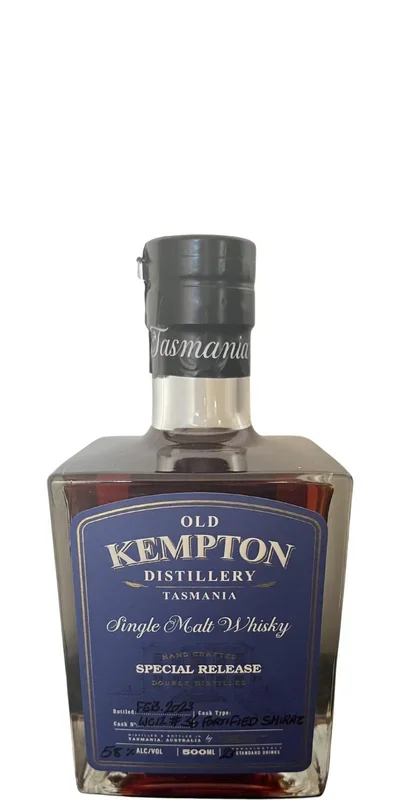 Old Kempton Fortified Shiraz Cask Single Malt Whisky | 500ML