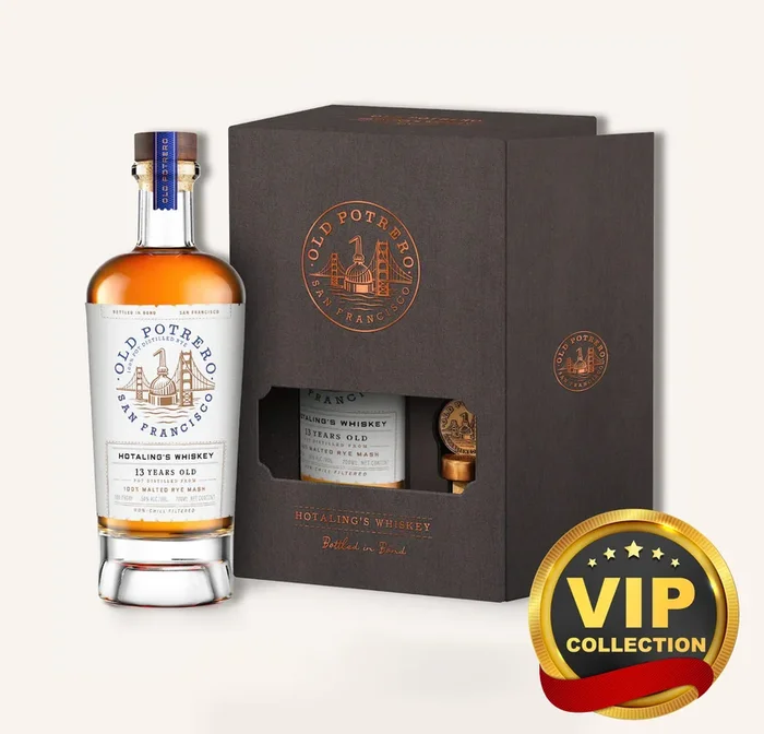 Old Potrero Rye Malt Whiskey Hotaling’s Bottled 13 Yr 100PF 700ml