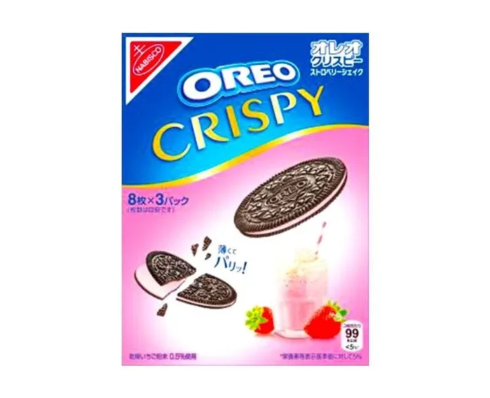 Oreo Crispy: Strawberry Milkshake