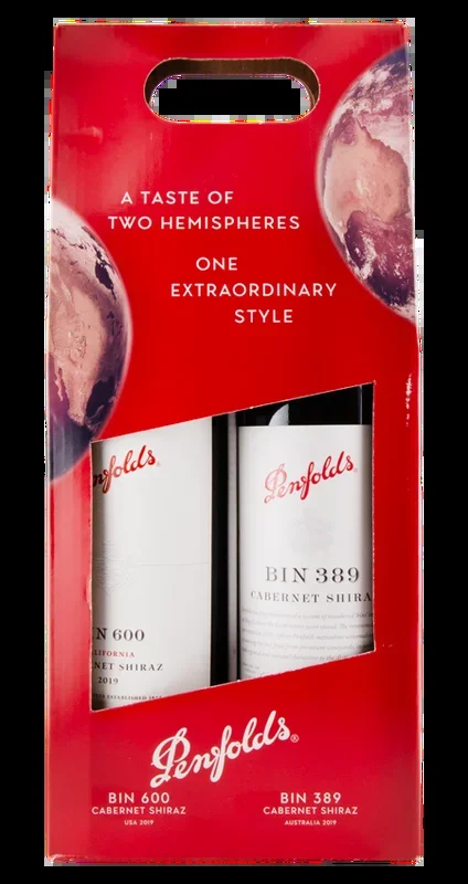 Penfolds Bin 389 & 600 Red Wine Gift Set