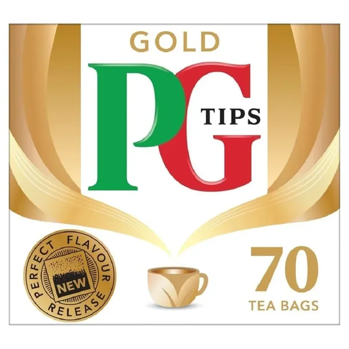 PG Tips Gold Best Tasting Blend Tea Bags, 70 Count – Premium Black Tea for a Rich Flavor Experience