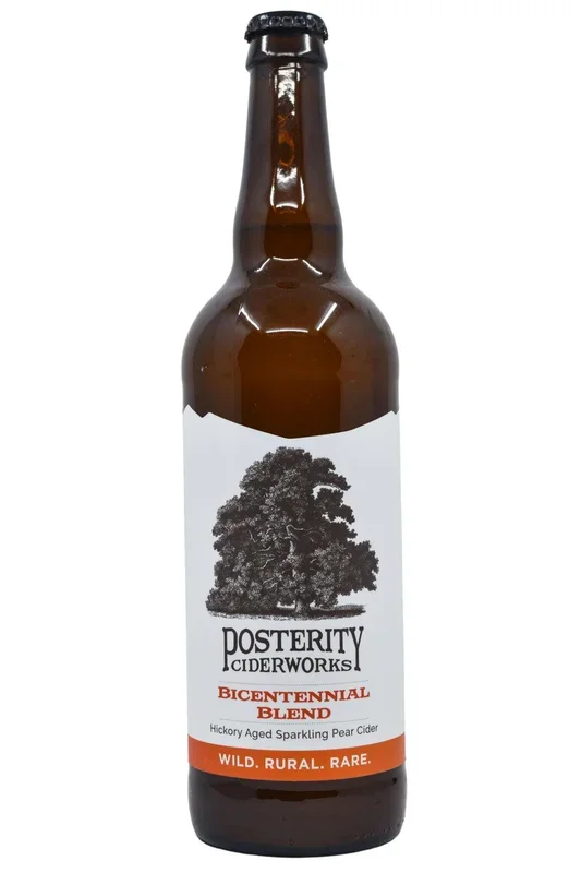 Posterity Ciderworks Bicentennial Blend Hickory Aged Sparkling Pear Cider (650ml)