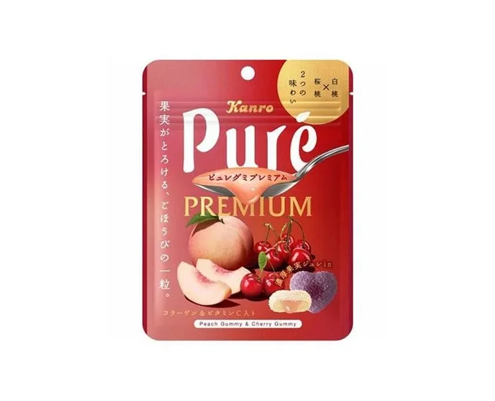 Pure Premium Gummy: Peach And Cherry