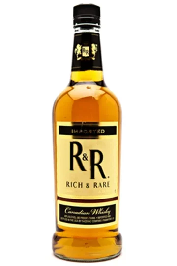 R R Rich Rare Blended Canadian Whisky