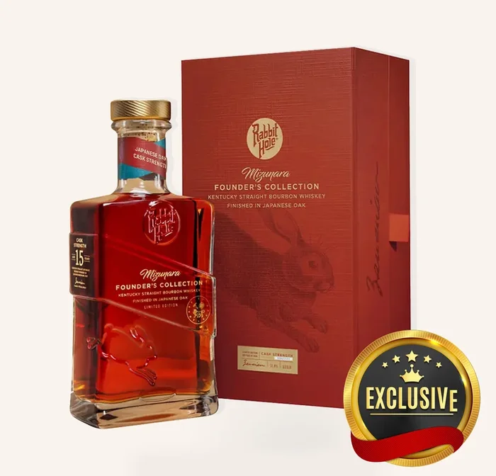 Rabbit hole founder’s collection Mizunara cask 15yr cask strength 750ml