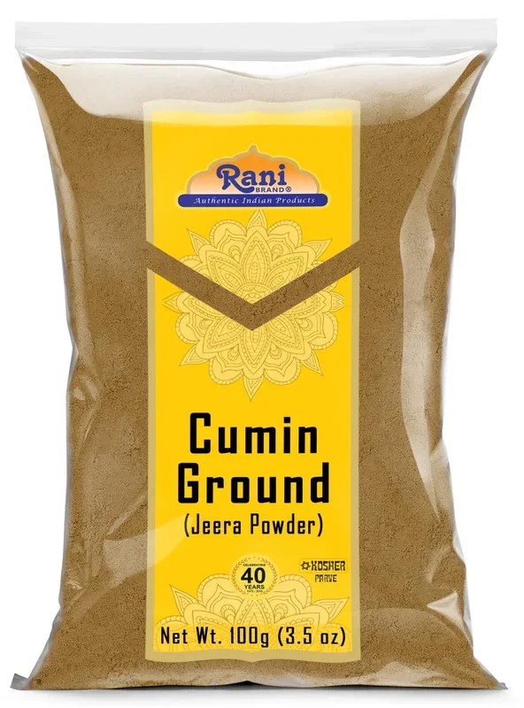 Rani Cumin (Jeera) Powder Spice 3.5Oz (100G) ~ All Natural | Vegan | Gluten Friendly | Non-Gmo | Kosher | Indian Origin