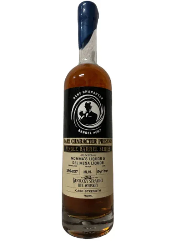 Rare Character Single Barrel Series 8 Year Old Cask Strength Rye Whiskey SEG-007