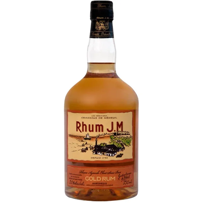 Rhum J.M Gold Rhum Agricole Élevé Sous Bois