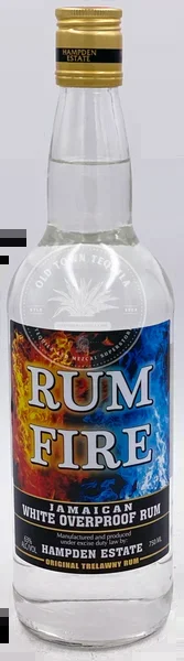 Rum Fire Jamaican White Overproof Rum 750ml