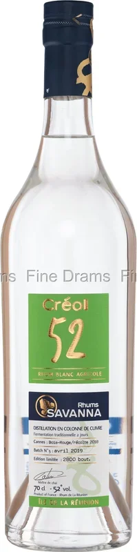 Savanna Creol 52 Batch No.3 Rum | 700ML
