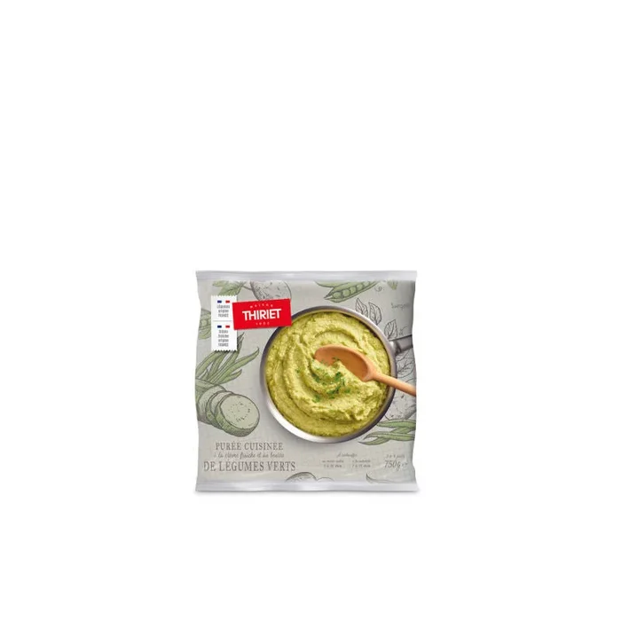 SEASONED GREEN VEGETABLE PUREE 750G 3-4 PORTIONS (#113336)