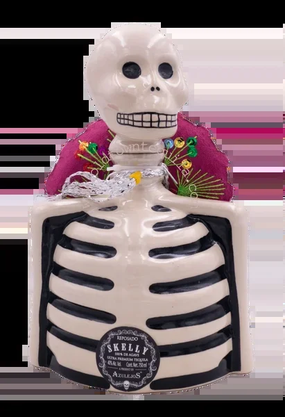 Skelly Reposado Tequila with Mariachi Hat 750ml