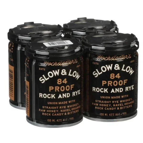 Slow & Low Rock and Rye 100ml x 4 Cans