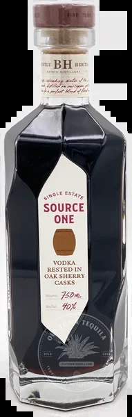 Source One Single Estate Vodka Rested in Oak Sherry Casks 750ml