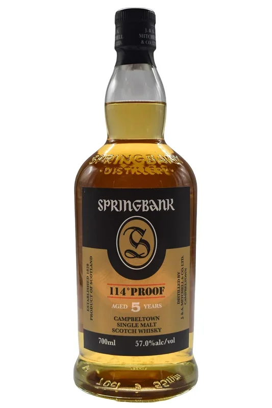 Springbank Single Malt Scotch 5 Year 114 Proof