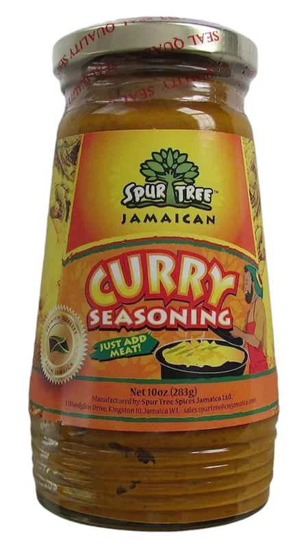Spur Tree Jamaican Curry Seasoning – Experience Authentic Jamaican Taste – All-Natural And Fresh Ingredients – Curry Seasoning Jamaican – Curry Jamaican (10 Oz)