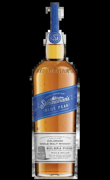 STRANAHANS WHISKEY BLUE PEAK SINGLE MALT ROCKY MOUNTAIN COLORADO 750ML