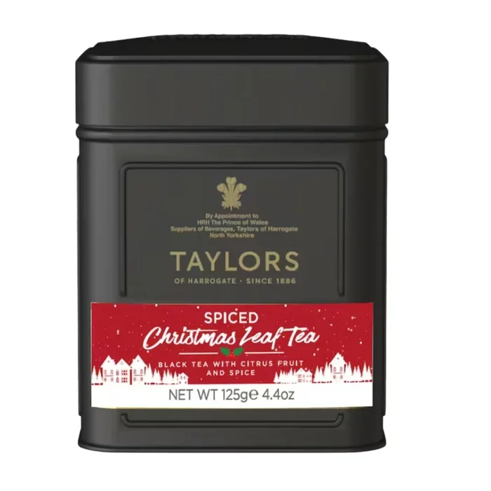 Taylors Of Harrogate Spiced Christmas Loose Leaf, 4.41 Ounce Tin